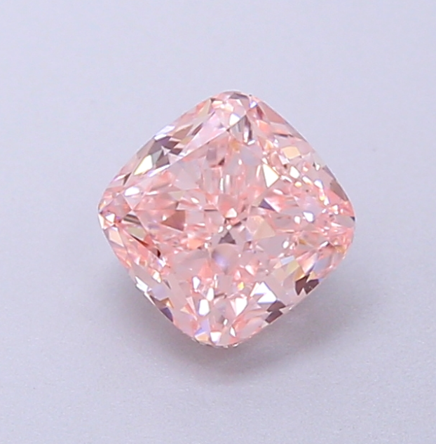 CT Cushion Cut Vivid Pink Lab Grown Diamond For Engagement Ring