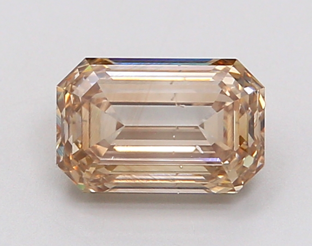 Natural Loose 1 CT Emerald Cut Fancy Brown Diamond For Engagement Ring