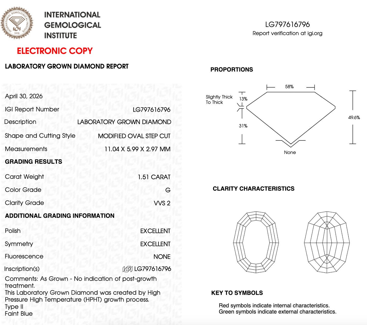 1 CT Unique Oval Lab Grown Diamond For Engagement Ring