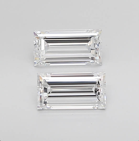Baguette Cut Lab Grown Diamond Pair
