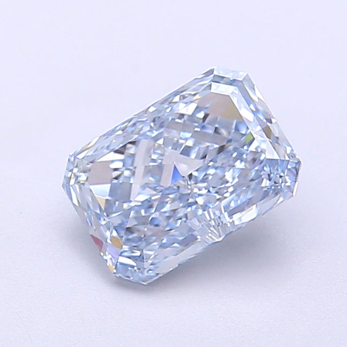 1.24 CT Blue Radiant Cut Lab Grown Diamond for Engagement Ring | IGI Certified | Diamond for Necklace or Bracelet