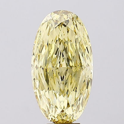10 CT Unique Yellow Oval Lab Grown Diamond | IGI Certified | Best for Engagement Ring or Anniversary Gift | Gift for Wife