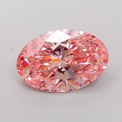 3 CT Pink Oval Cut Lab Grown Diamond for Engagement Ring or Anniversary Gift | IGI Certified | Best Diamond for Jewelry