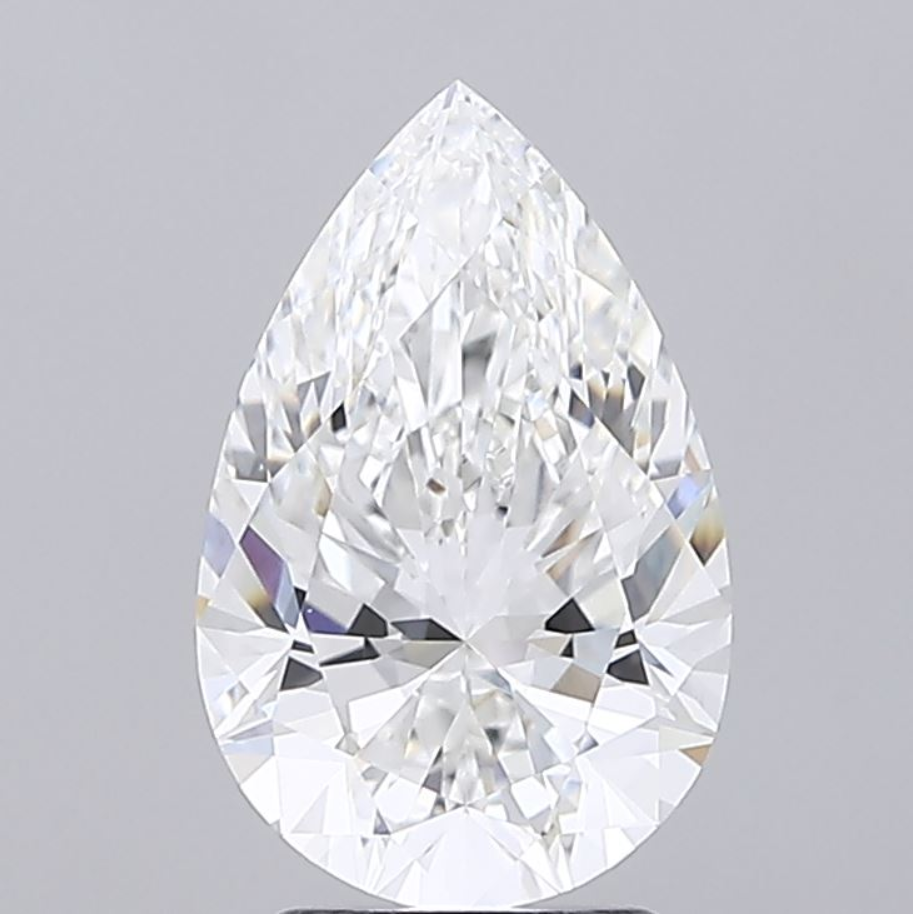 3 CT Pear Cut Lab Grown Diamond for Anniversary Gift | IGI Certified | Best for Wedding Gift or Birthday Gift | Diamond for Jewelry