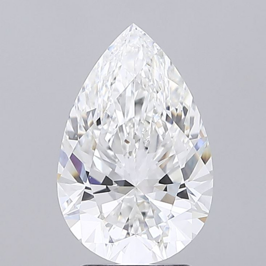 3 CT Pear Cut Lab Grown Diamond for Anniversary Gift | IGI Certified | Best for Wedding Gift or Birthday Gift | Diamond for Jewelry