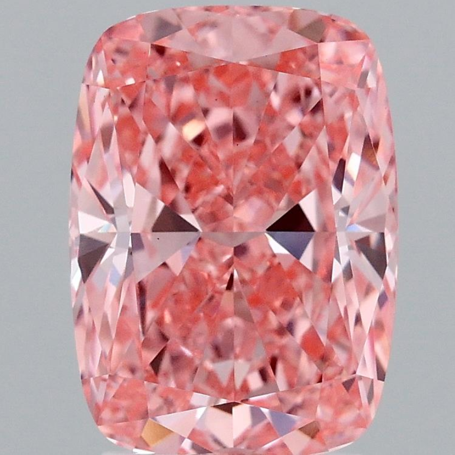 3 CT Pink Cushion Cut Lab Grown Diamond | IGI Certified Diamond for Engagement Ring or Anniversary Gift