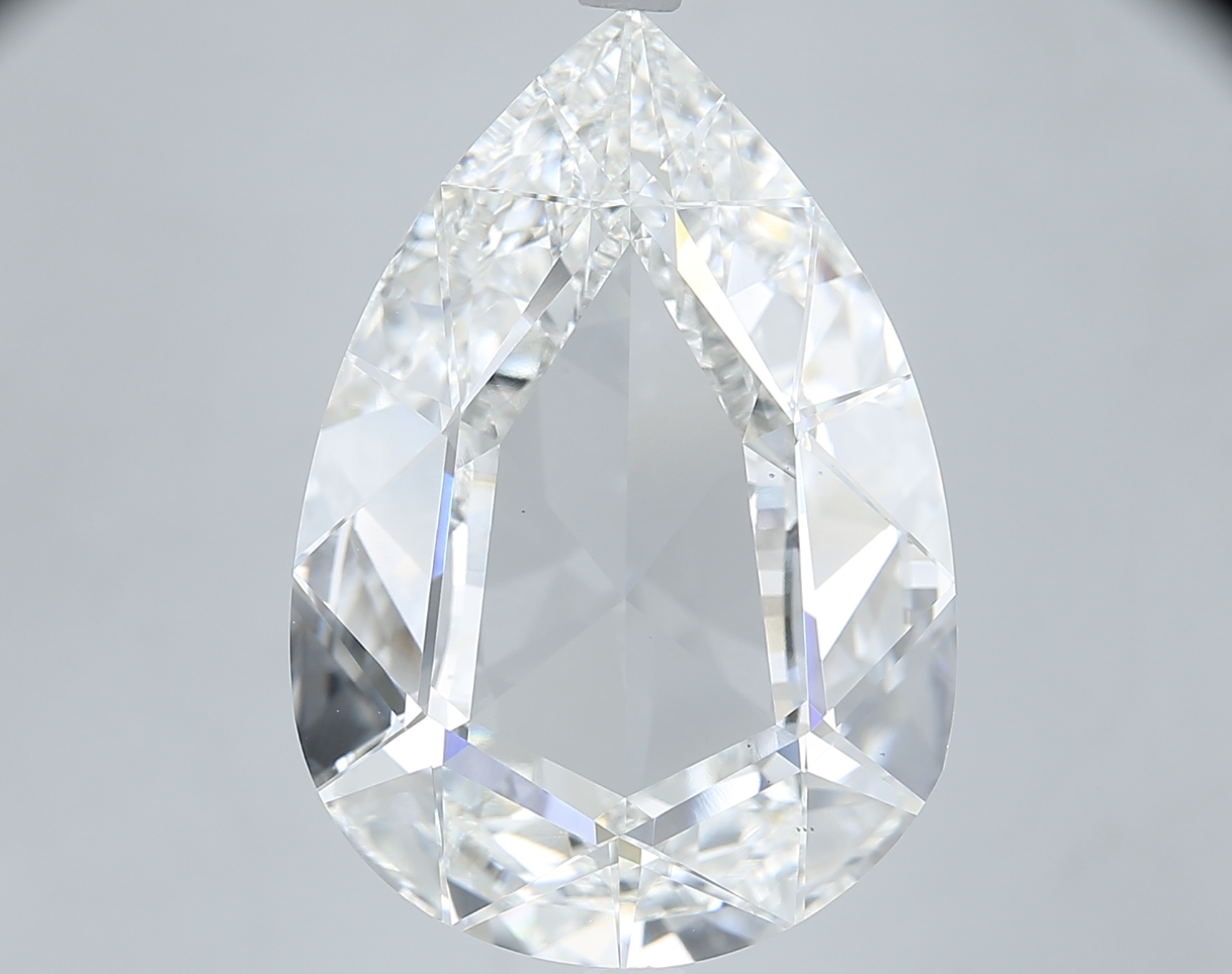 16.47 CT Pear Rose Cut Lab Grown Diamond for Engagement Ring or Anniversary Gift | IGI Certified | Best for Necklace or Bracelet