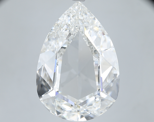16.47 CT Pear Rose Cut Lab Grown Diamond for Engagement Ring or Anniversary Gift | IGI Certified | Best for Necklace or Bracelet