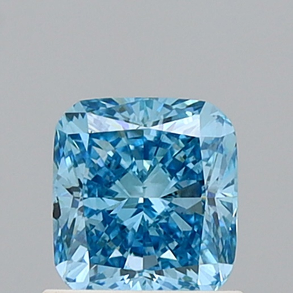 1 CT Blue Cushion Lab Grown Diamond for Engagement Ring | IGI Certified | Best for Anniversary Gift or Bracelet | Gift for Husband