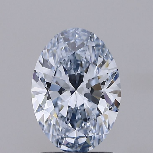 1.62 CT Light Blue Oval Cut Lab Grown Diamond for Necklace | IGI Certified | Best for Engagement Ring or Anniversary Gift | Gift for Wife
