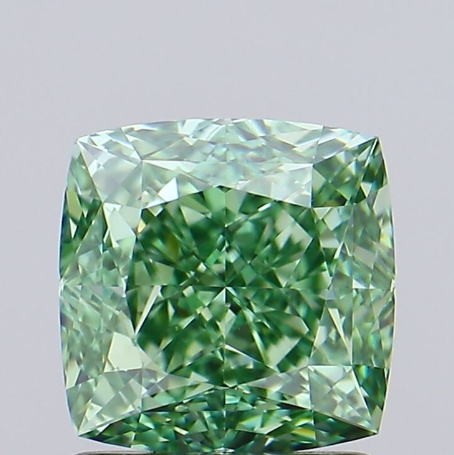 1.56 CT Green Square Cushion Lab Grown Diamond for Engagement Ring or Anniversary Gift | IGI Certified | Best for Necklace or Bracelet | Gift for Wife
