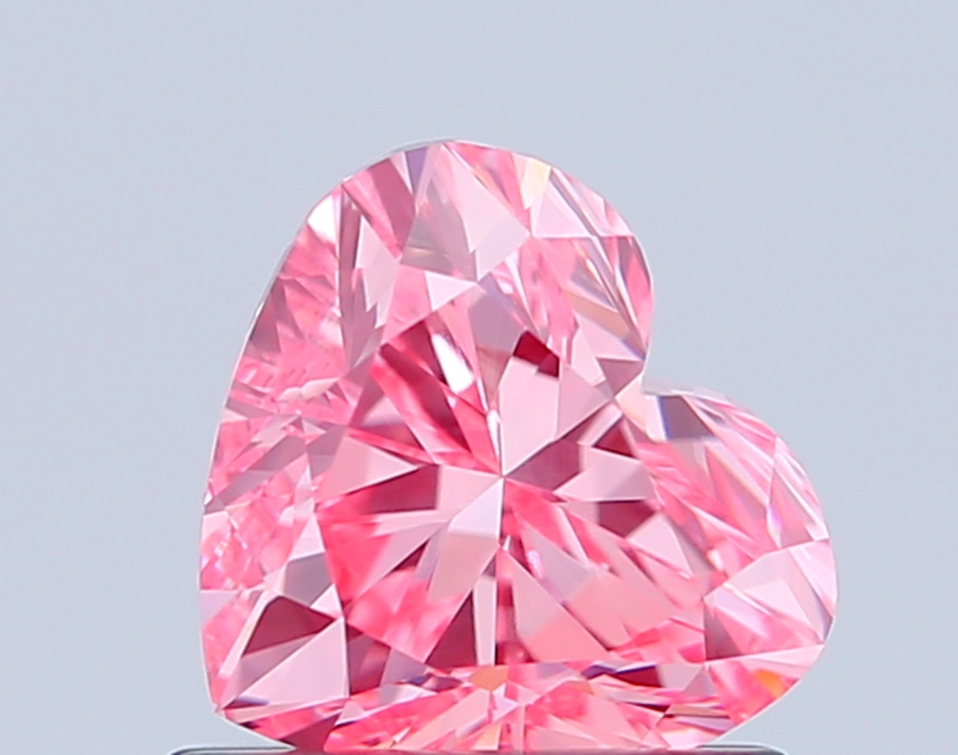 1 CT Pink Heart Lab Grown Diamond for Engagement Ring or Anniversary Gift | IGI Certified | Best for Necklace or Earrings
