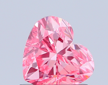 1 CT Pink Heart Lab Grown Diamond for Engagement Ring or Anniversary Gift | IGI Certified | Best for Necklace or Earrings