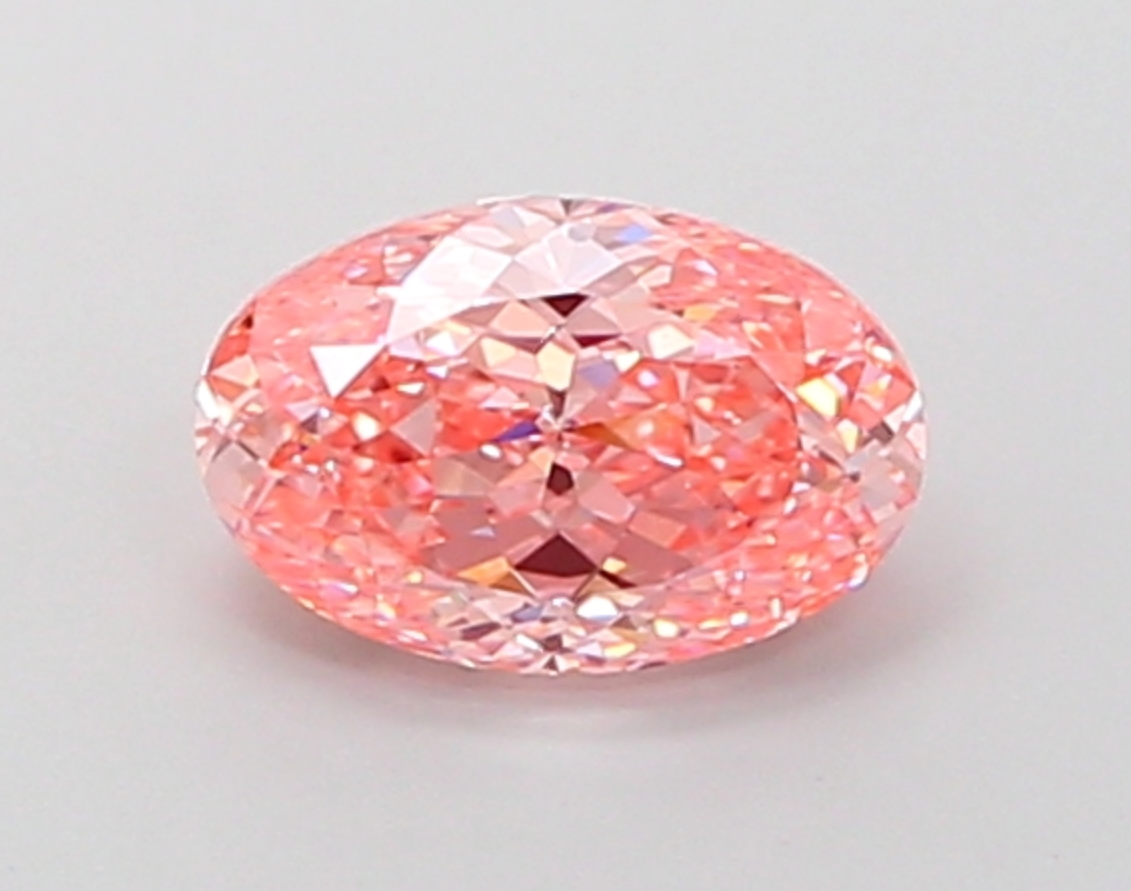 1.28 CT Pink Oval Lab Grown Diamond for Engagement Ring or Anniversary Gift | IGI Certified | Best for Necklace or Bracelet | Gift for Wife