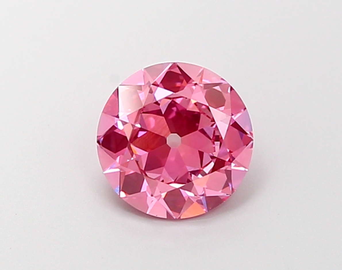 1.41 CT Pink Old Mine Lab Grown Diamond for Engagement Ring | IGI Certified
