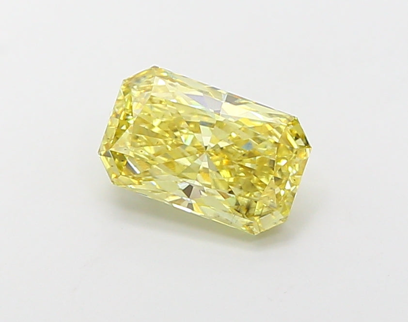 2 CT Yellow Radiant Cut Lab Grown Diamond For Engagement Ring - IGI Certified
