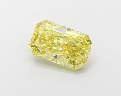 2 CT Yellow Radiant Cut Lab Grown Diamond For Engagement Ring - IGI Certified