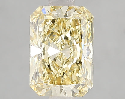 2.03 CT Yellow Radiant Cut Lab Grown Diamond For Engagement Ring - IGI Certified