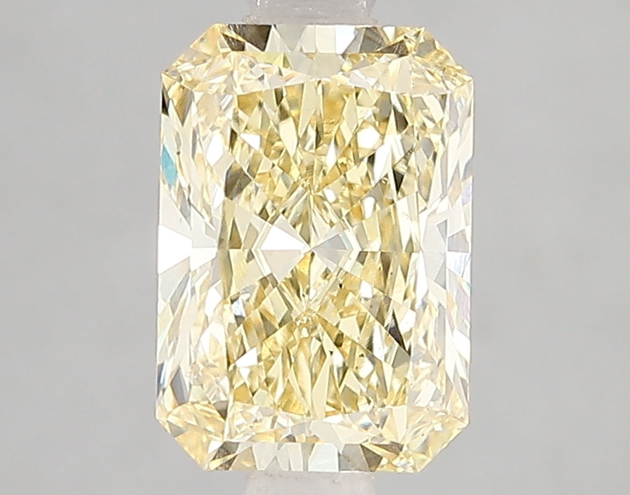 2.09 CT Yellow radiant Cut Lab Grown Diamond For Engagement Ring - IGI Certified