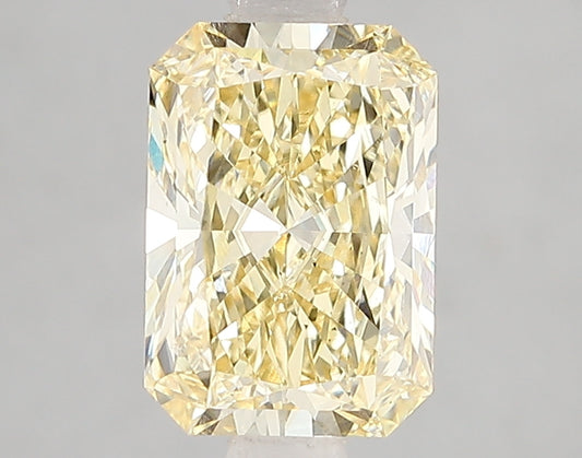2.09 CT Yellow radiant Cut Lab Grown Diamond For Engagement Ring - IGI Certified