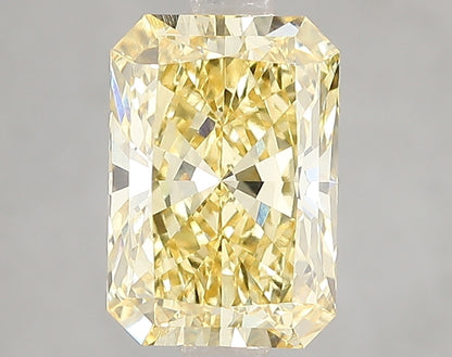 2.59 CT Yellow Radiant Cut Lab Grown Diamond For Engagement Ring - VVS2