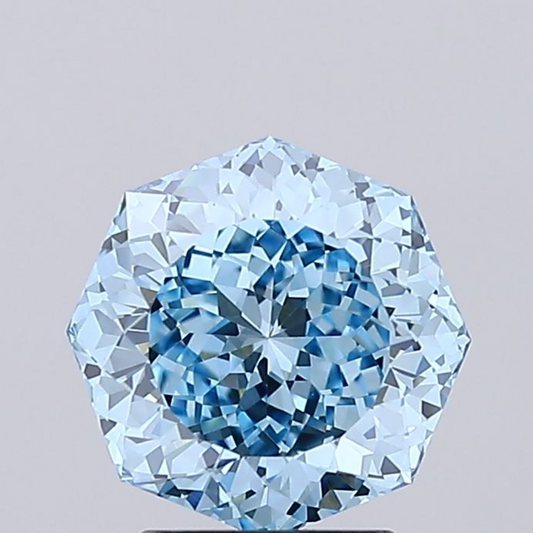 2.88 CT Blue Octagonal Lab Grown Diamond for Engagement Ring or Anniversary Gift | IGI Certified | Best for Bracelet or Necklace | Best Gift for Wife