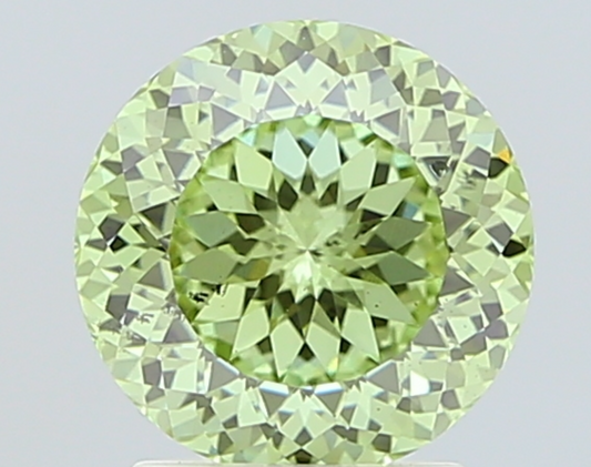 2 CT Green Round Lab Grown Diamond for Engagement Ring or Anniversary Gift | IGI Certified | Best for Necklace or Earrings | Gift for Wife
