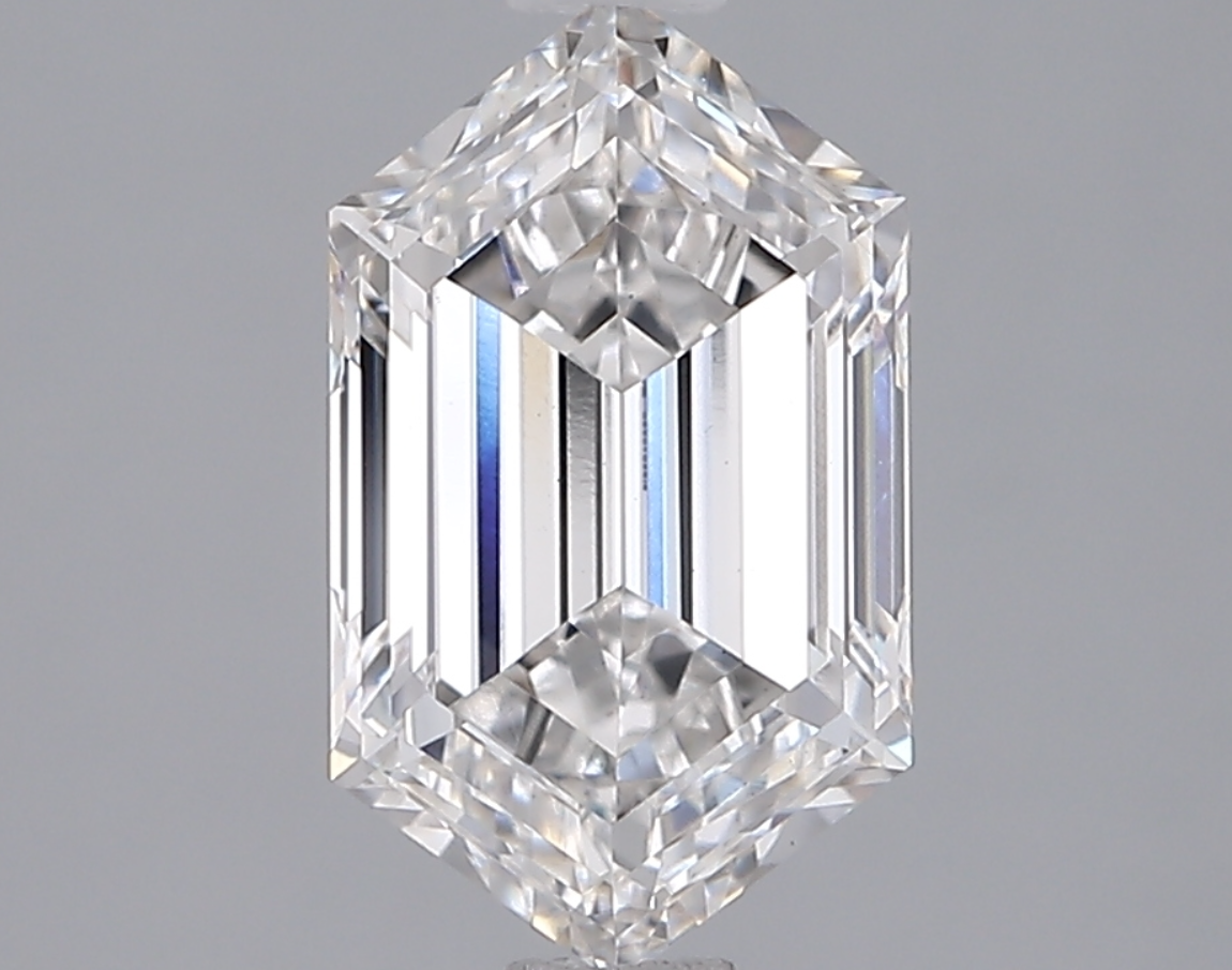 2 CT Hexagonal Lab Grown Diamond for Anniversary Gift | IGI Certified | Best for Engagement Ring or Necklace | Gift for Wife