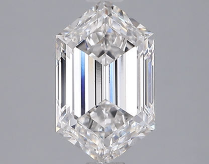 2 CT Hexagonal Lab Grown Diamond for Anniversary Gift | IGI Certified | Best for Engagement Ring or Necklace | Gift for Wife