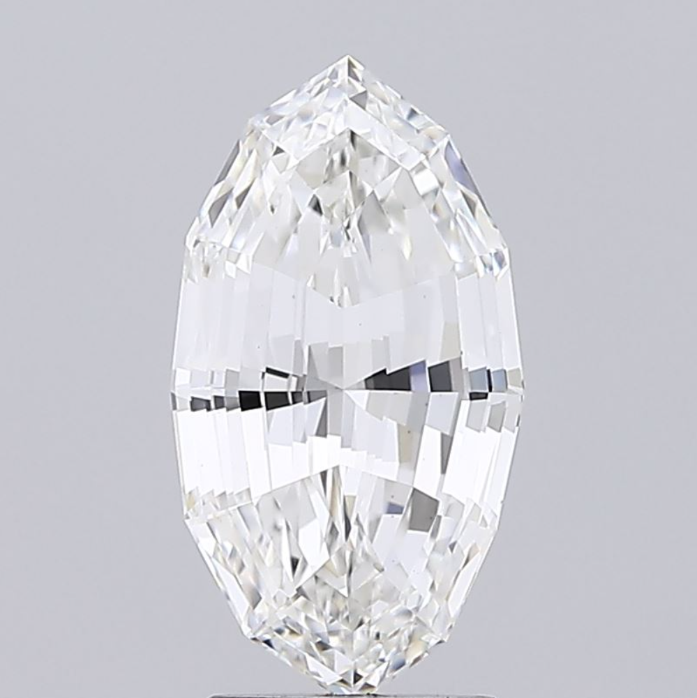 2.96 CT Marquise Lab Grown Diamond for Engagement Ring | IGI Certified | Best for Anniversary Gift or Necklace | Gift for Wife
