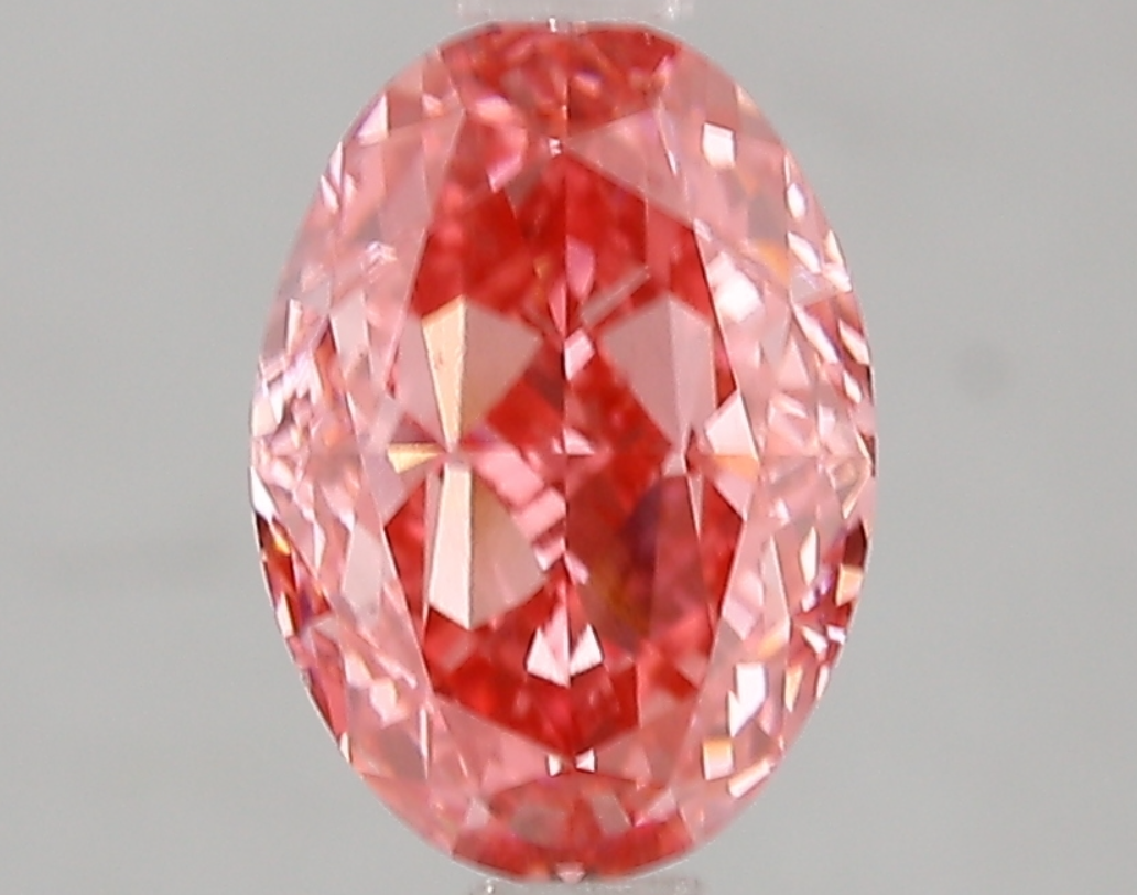 2 CT Pink Oval Cut Lab Grown Diamond | IGI Certified | Diamond for Engagement Ring or Jewelry