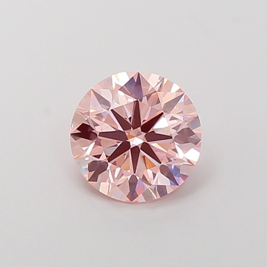 2 CT Pink Round Cut Lab Grown Diamond for Engagement Ring or Anniversary Gift | IGI Certified | Diamond for Necklace