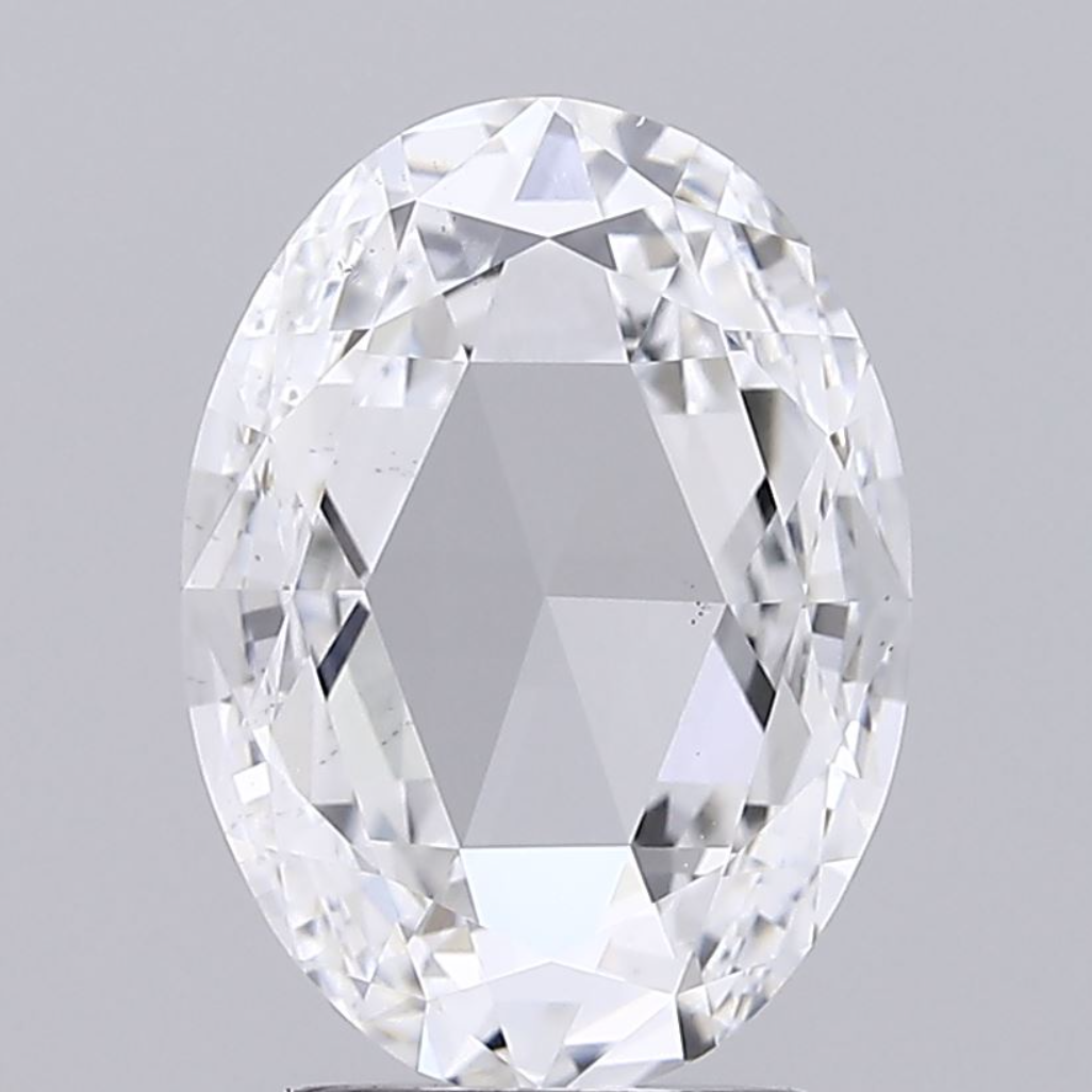 2 CT Rose Cut Lab Grown Diamond for Engagement Ring or Anniversary Gift | Best for Necklace or Bracelet | Gift for Wife