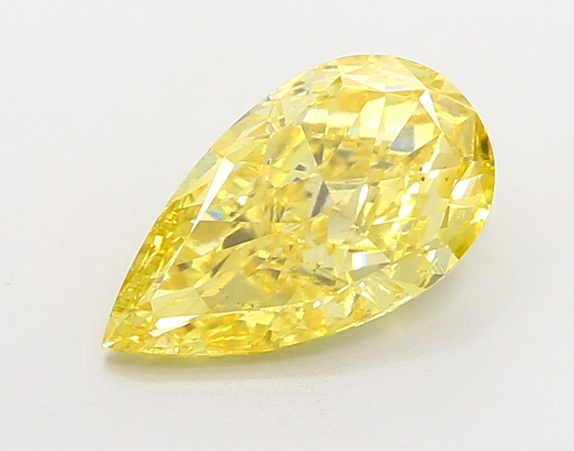 3 CT Yellow Pear Cut Lab Grown Diamond for Engagement Ring or Anniversary Gift | IGI Certified | Best for Birthday Gift