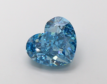 3 CT Blue Heart Cut Lab Grown Diamond for Engagement Ring or Anniversary Gift | IGI Certified | Diamond for Necklace or Bracelet