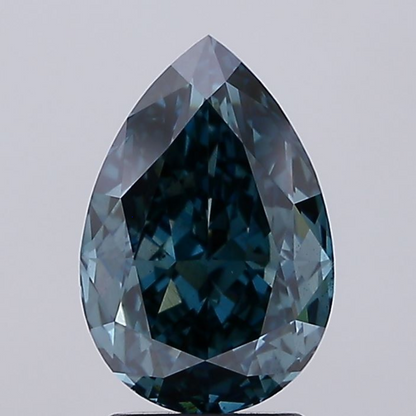 3 CT Blue Pear Cut Lab Grown Diamond for Engagement Ring or Anniversary Gift | IGI Certified | Best for Bracelet or Anklet | Gift for Wife