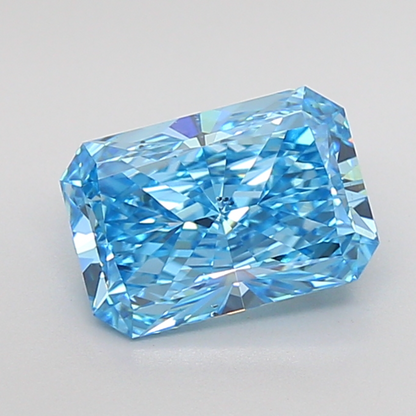 3 CT Blue Radiant Cut Lab Grown Diamond for Anniversary Gift | IGI Certified | Best for Engagement Ring or Necklace | Gift for Wife