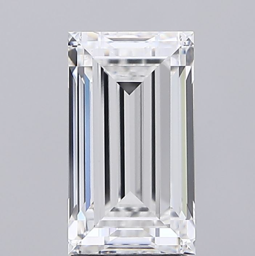 3.35 CT Baguette Cut Lab Grown Diamond for Engagement Ring | IGI Certified | Diamond for Anniversary Gift or Wedding Gift
