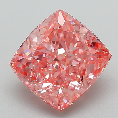 3 CT Pink Square Cushion Lab Grown Diamond for Engagement Ring or Anniversary Gift | IGI Certified | Best Gift for Wife