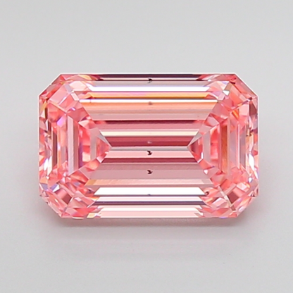 3 CT Pink Emerald Cut Lab Grown Diamond for Engagement Ring or Anniversary Gift | IGI Certified | Best for Necklace or Bracelet