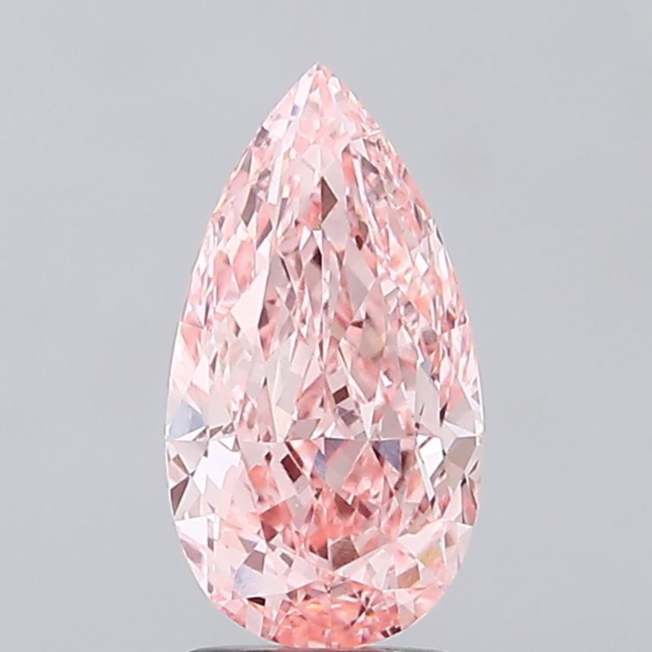 3 CT Pink Pear Cut Lab Grown Diamond for Engagement Ring or Anniversary Gift | IGI Certified | Best for Wedding Ring or Necklace