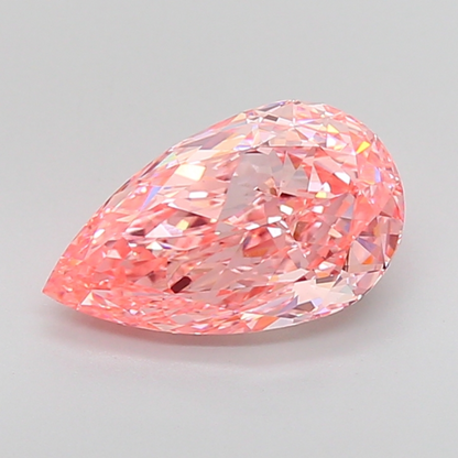 3.33 CT Pink Pear Lab Grown Diamond for Engagement Ring | IGI Certified | Best for Anniversary or Wedding Gift | Best Gift for Wife