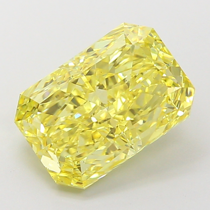 3 CT Yellow Radiant Cut Lab Grown Diamond | IGI Certified | Diamond for Engagement Ring or Anniversary Gift