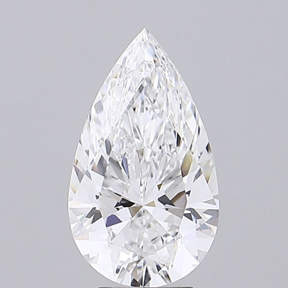 4 CT Pear Shape Lab Grown Diamond for Necklace or Bracelet | IGI Certified | Best for Anniversary Gift or Wedding Gift