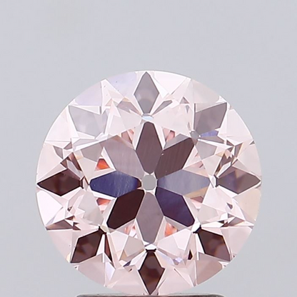2.40 CT Pink Round Cut Lab Grown Diamond for Engagement Ring | IGI Certified | Diamond for Jewelry | Gift for Wife
