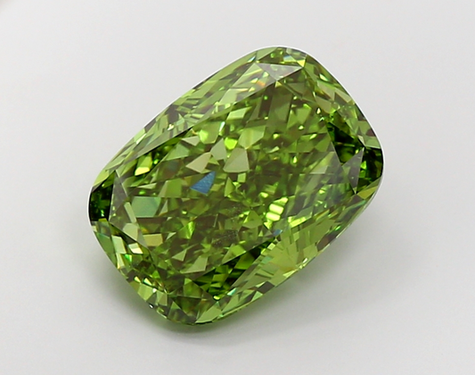11 CT Green Cushion Lab Grown Diamond for Engagement Ring | IGI Certified | Diamond for Necklace or Bracelet