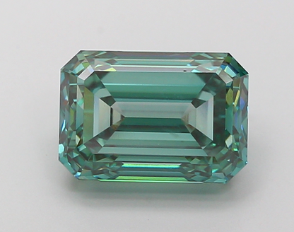 5 CT Green Emerald Cut Lab Grown Diamond for Anniversary Gift | IGI Certified | Best for Engagement Ring or Wedding Ring | Gift for Husband