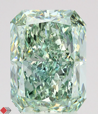 5 CT Green Radiant Cut Lab Grown Diamond for Engagement Ring or Anniversary Gift | IGI Certified | Best for Necklace or Bracelet | Gift for Wife