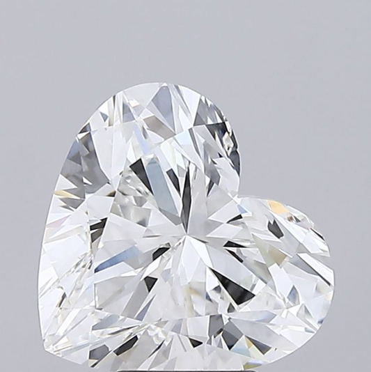 5 CT Heart Cut Lab Grown Diamond For Engagement Ring