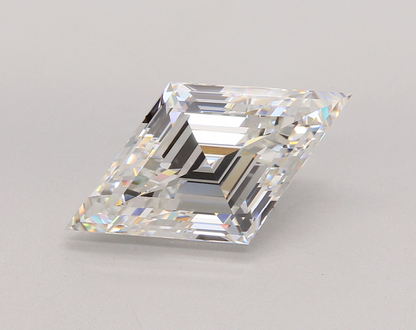 5 CT Lozenge Cut Lab Grown Diamond For Engagement Ring